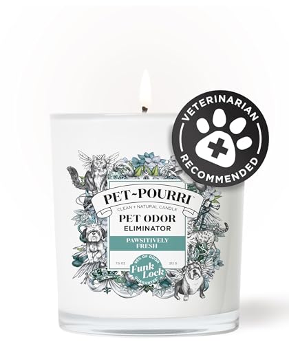 PET-POURRI PAWSITIVELY FRESH PET ODOR DEODORIZER CANDLE, BURNS...