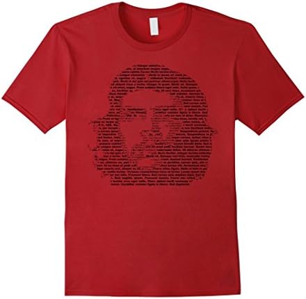 Mens Che Guevara T-Shirt Small Cranberry