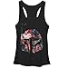 Star Wars Boba Fett Floral Print Helmet Womens Racerback Tank - Fifth Sun