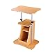 Yescom Mobile Laptop Cart Podium Adjustable Height Laptop Stand Portable Sit-to-Stand Desk Rolling Lecterns Workstation w/Storage Wheels Office School Beech