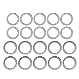 Rear Differential Fill Drain Plug Gaskets Crush Washers for Civic, Accord, CRV CR-V Pilot, Odyssey Part# 94109-20000 20 Packs MOTOALL