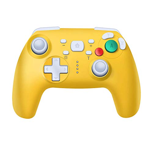 Pro Controller for Switch, PowerLead Wireless Controller Supports Motion Sensing and Double-Vibration Function Compatible with Switch Console and Windows PC Pro Controller for Switch, PowerLead Wireless Controller Supports Motion Sensing and Double-Vibration Function Compatible with Switch Console and Windows PC