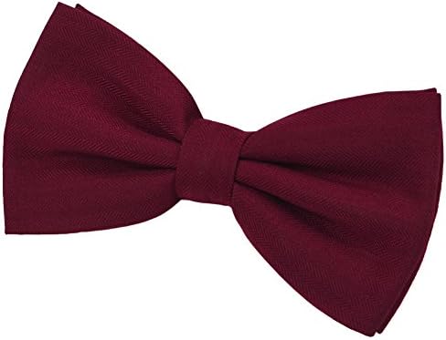 SISIDI 100% Cotton Men's Pre-Tied Bow Tie ,Adjustable Double Layer Bow Tie - Various Colors