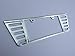 C7 Corvette Chrome Engraved Rear License Frame - CNC Machined Billet Premium
