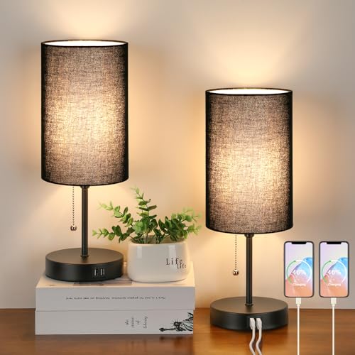 Table Lamps 2 USB Ports