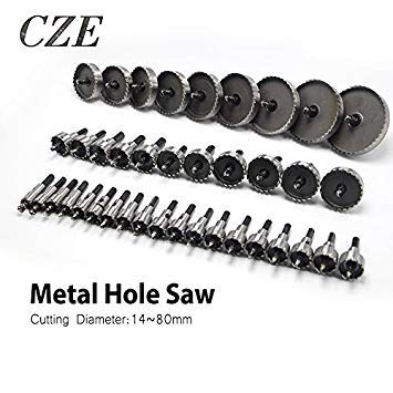 Generic 22mm : 14-80mm Core Drill Bit Metal Hole Saw High Speed Steel Core Special for HSS Stainless Steel