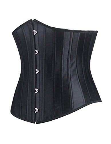 Burvogue-Womens-24-Steel-Boned-Underbust-Corset-Waist-Training-Cincher-Body-Shaper