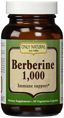 Only Natural Anti-Oxidant Veggie Capsules, Berberine 1000, 50 Count Only Natural Anti-Oxidant Veggie Capsules, Berberine 1000, 50 Count
