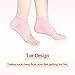 Frienda Moisturizing Gel Heel Socks for Dry Hard Cracked Skin Day Foot Night Care, 4 Pairs