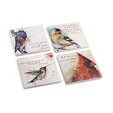 DEMDACO Big Sky Carvers Birds of Faith Coaster Set, 4 Piece