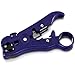 TRENDnet Universal Stripping and Cutting Tool, RG59/6/11/7, UTP, STP, CAT5, 4P/6P/8P, Flat & Round Cables, Adjustable Blade Depth, TC-CT70,Blue