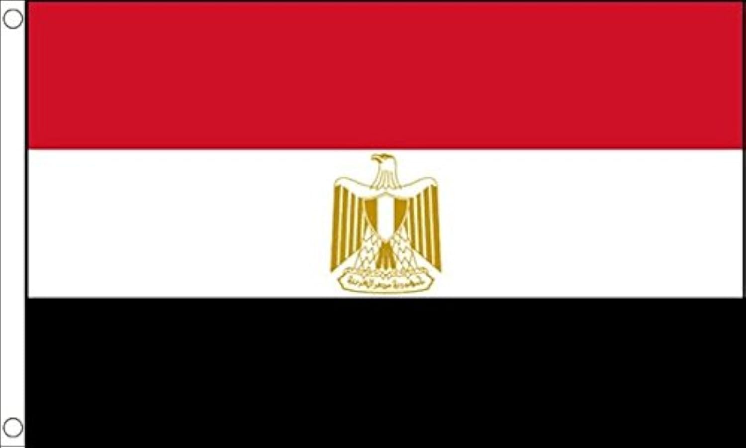 Flagtex Egypt Flag 5ft x 3ft (150cm x 90cm) — image 1