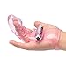 Hot Womens Massager Toys Finger Sleeve Shock Massagers (pink)