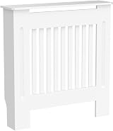 Vida Designs Chelsea Radiator Cover White Small Modern Vertical Slat view 5