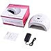 Nail Lamp, SOLVE Nail Dryer for Gel Nail Polish 48W Faster Nail Light with 4 Timer Smart Auto Sensor, Touch Screen and Large Space, Professional Nail Art Design Salon DIY at Home, White