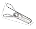 yueton Pack of 40 Stainless Steel Multi-purpose Clothesline Utility Clips, Stainless Steel Wire Clips