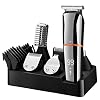 SURKER Beard Trimmer for Men Hair Clippers Body Mustache Nose Hair Groomer Cordless Precision Trimmer 6 in 1 Grooming…