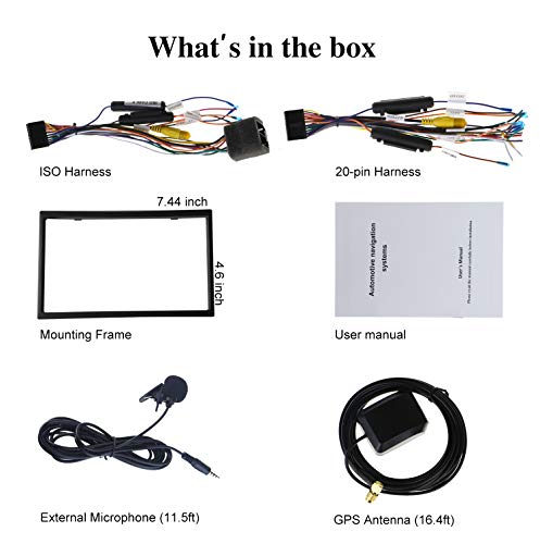 Car Stereo Double Din - JOYING Android 8.1 Car Radio 7" Touchscreen 4GB RAM 64GB ROM Car Navigation Zlink/Android Auto/Built-in DSP/Bluetooth/WiFi/Video Out/Dash Cam/OBDII - Thumbnail 6