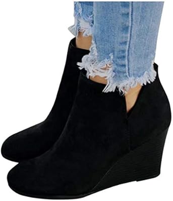 black comfy booties