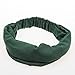 DANMY Women Elastic Flower Printed Head wrap Headband Young Girls Twist Knotted Hair Band
