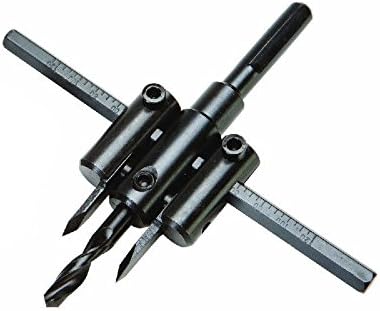 7/8"-5" Adjustable Circle Hole Cutter Wood Drywall Drill Bit Saw Round Cutting