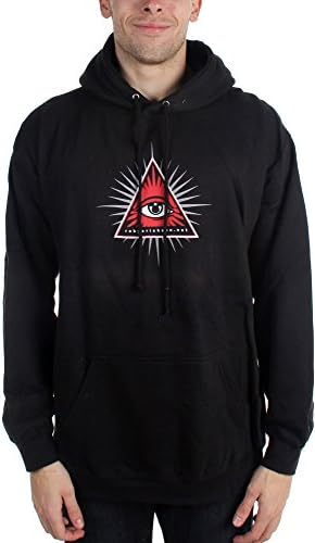 Roky Erickson - Mens Pyramid Hoodie, Size: Large, Color: Black