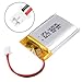 uxcell Power Supply DC 3.7V 850mAh 102535 Li-ion Rechargeable Lithium Polymer Li-Po Battery