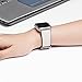 WFEAGL Compatible iWatch Band 38 40mm,Top Grain Leather and Nature Rubber Hybrid Sweatproof Band for iWatch Series5/4/3/2/1,Sport (38mm 40mm,IvoryWhite Hybrid Band), 38mm 40mm, leather