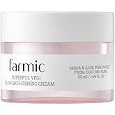 FARMIC Superful Vegi Glow Cream (1.69 fl oz) – Rich, Long-Lasting Hydration, Deep-Absorbing Facial Cream for Dry and Sensitive Skin