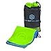 Microfiber Quick Dry Travel Towel Best Lightweight & Sports Towel for Beach, Fitness, Gym, Yoga, Bath Antibacterial & Extra Absorbent Free Carry Bag for Easy Storage