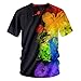 pinata Gay Pride Mens T Shirts 3D Printed Short Sleeve Polyester Top Tees for Men Unisex
