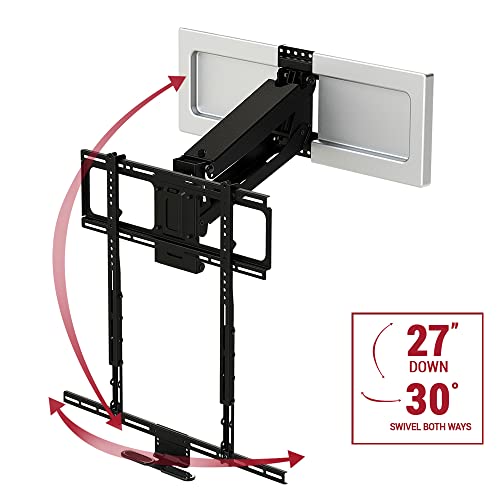 MantelMount MM540 Above Fireplace Pull Down TV Mount for 40" to 80