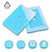 OICEPACK Ice Packs for Lunch Bag, Slim-Reusable Gel Cooler Ice Packs for Insulated Lunch Bag丨Bento Boxes Long Lasting Freezer Packs for All Ages Using Like Men/Women/Kids Set of 6, Blue