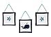 Sweet Jojo Designs Wall Hanging Decor Accessories for Blue Whale Collection