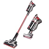 MATELOS Cordless Vacuum Cleaner, Stick and Handheld Vacuum with Extra Mite Brush & 2 Charging Mount Powerful Suction Rechargeable 2 in 1 Electric Brooms