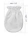 RATIVE Newborn Baby Cotton Gloves Sleep Sleeping No Scratch Mittens Mitts Set for 0-6 Months Unisex Neutral Boys Girls (12 Pairs/white)