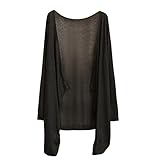 Nation Tops ,Summer Women Long Thin Cover up Cardigan Modal Sun Protection Clothing Tops (Free Size, C)