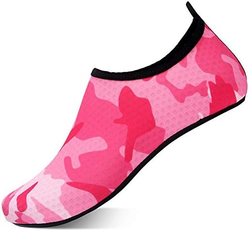 QACOHU Womens Mens Water Shoes Barefoot Skin Shoes Quick-Dry Water Shoe for Dive Surf Swim Beach Yoga