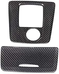 silutong Carbon Fiber for 2016 + Benz LHD A45 AMG CLA45 AMG GLA45 AMG Lci Cigarette Ashtray Gear Shifter Panel Cover Trim