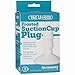 Doc Johnson Vac-U-Lock Suction Cup Plug, Clear Frost
