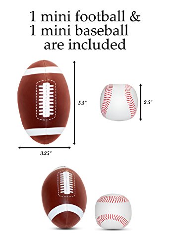ImpiriLux Inflatable Two Sided Football & Baseball Target Set (Baseball & Football Target Set) - Thumbnail 5
