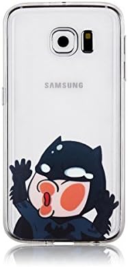 Batman Galaxy S6 Case, Popjoy® - Light, flexibile, clear TPU case w/ premium designs