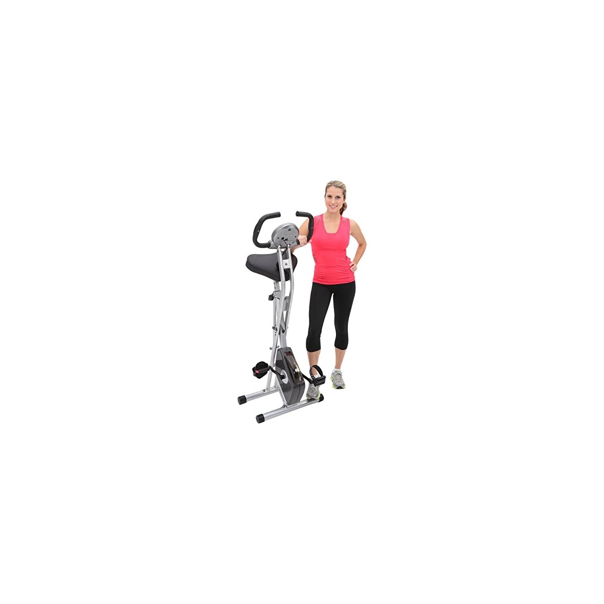 exerpeutic folding magnetic upright bike review