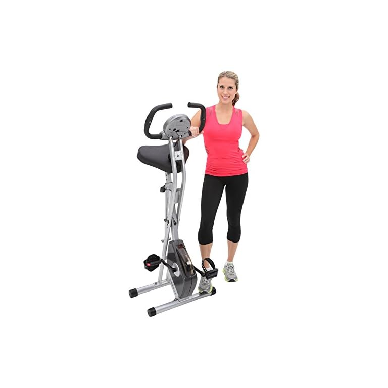 exerpeutic folding magnetic exercise bike