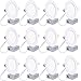 12 Pack 6 Inch LED Recessed Lighting with Junction Box, Wet Rated, 12W= 100W, 4000K Neutral White, 900lm Dimmable Wafer Light, Canless Soffit Lighting for Shallow Ceiling, ETL