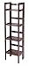 Winsome Wood Terry Shelving, Walnut