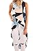 YOMISOY Women Wrap T Shirt Print Irregular Sleeveless Long Back Blouse Boho Beach Tops Outfits