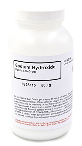 Lab-grade sodium hydroxide bead, 500g - the curated che…