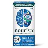 NEURIVA Brain + Eye Supplement for Memory, Focus