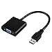 USB to VGA Adapter for Windows, Bobalaly USB 3.0 Multi Monitor Display, Suit for Windows 7/8/8.1/10 and More, NO NEED ANY CD DRIVER